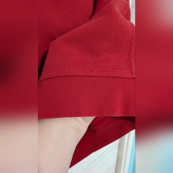 Vintage Red ♥️ 🍒 Nike Hoodie With Kangaroo 🦘 Pocket Size Large - Picture 7 of 7